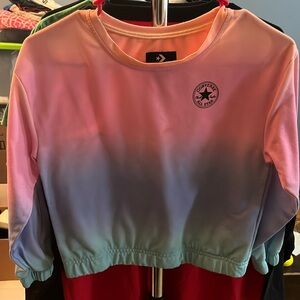 Converse Multicolor All Star Medium GirlsLing Sleeve Sweater